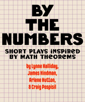 Graph paper with the play title "By The Numbers" overlayed on top.